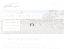 Tablet Screenshot of beachside-barcafe.com
